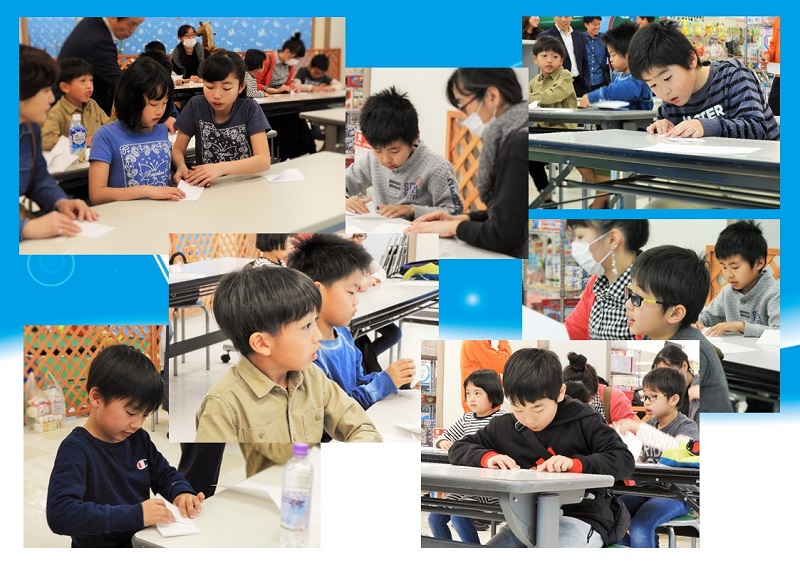 3月25日（日）折り紙ヒコーキ教室が開催されました♪