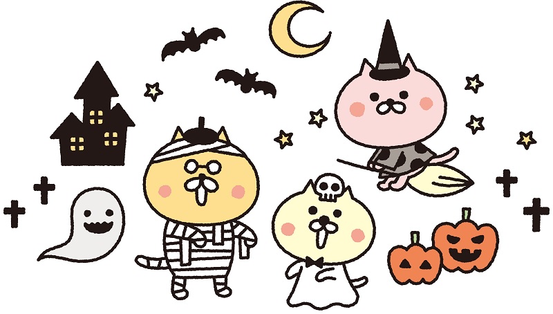 9月22日(火)~10月31日(土)【ハロウィンキャラクターぬり絵】作品募集!