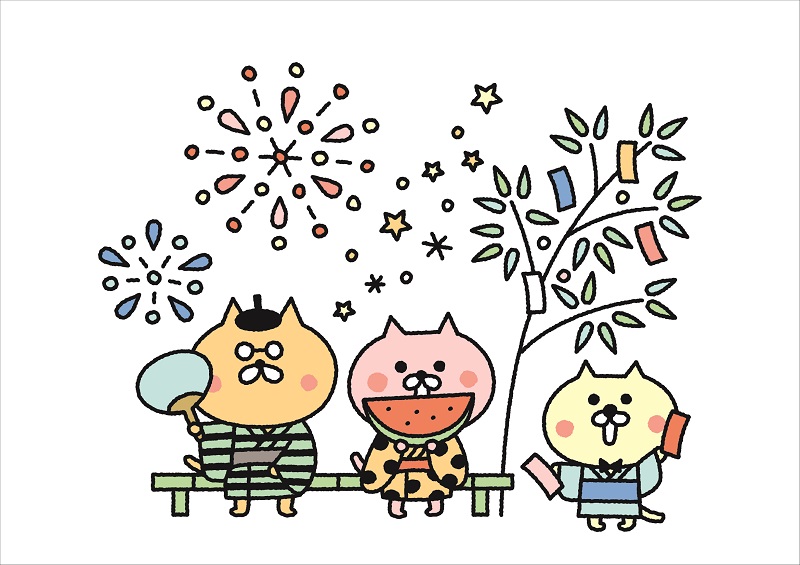 6月20日(土)~7月31日(金)【七夕キャラクターぬり絵】作品募集!