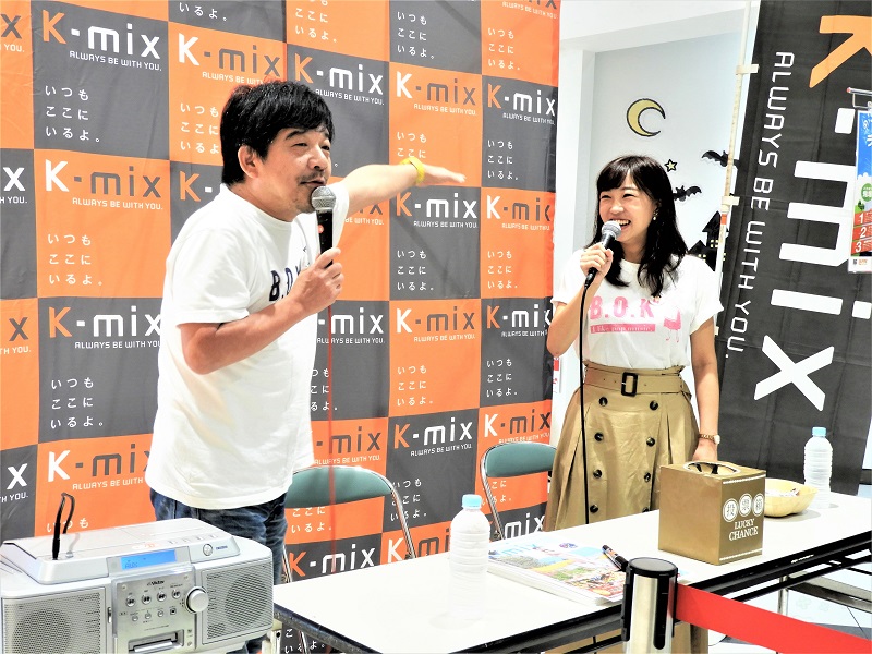 9月16日（日）K-mix『ピンソバ』バカボン鬼塚さん・高橋茉奈ちゃんの【ミート＆グリート】が開催されました♪